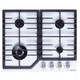 Варочная поверхность газовая на металле Perfelli HGM 61664 WH - изображение 1