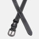 Ремень женский из натуральной кожи Laras CV10ZK-007bl-black 105 см Черный (ROZ6400176551) - изображение 3