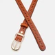 Ремень женский из натуральной кожи Laras CV10ZK-019c-brown 110 см Коричневый (ROZ6400176556) - изображение 3