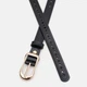 Ремень женский из натуральной кожи Laras CV10ZK-019bl-black 110 см Черный (ROZ6400176560) - изображение 3