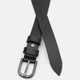 Ремень женский из натуральной кожи Laras 100v10genw35-black 100 см Черный (ROZ6400176605) - изображение 3