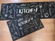 Кухонні килимки 2 пр. 50*80+50*150 см Homytex Чорні - зображення 6