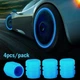 Фосфорные Колпачки на ниппель авто, велосипеда, скутера Classic Neon Blue (4 шт) (67735) - изображение 4