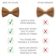 Бабочка Bow Tie House большая карамельного цвета 10278L - изображение 3