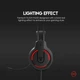Наушники игровые с микрофоном и LED подсветкой Fantech HQ53 Flash Black - изображение 3
