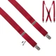 Подтяжки Bow Tie House красные длинные 2.5Х см 09528L - изображение 1