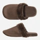 Женские домашние тапочки утепленные с мехом с закрытым носком Uniqlo 664716842 41 (9) 26.8 см Коричневые (1159784788) - изображение 2