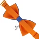 Бабочка Bow Tie House оранжевая с китайской свинкой 2019 - новогодняя 10134 - изображение 4