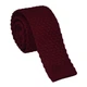 Галстук Bow Tie House крупной вязки бордовый 06737 - изображение 1