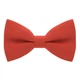 Бабочка Bow Tie House большая красная с оттенком оранжевого однотонная 09237 - изображение 1