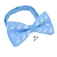 Бабочка Bow Tie House голубая с оленями 08582 - изображение 2