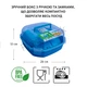 Багаторазовий пластиковий посуд Набір Для Пікніка UCSAN PLASTIK 4 особи 22 предмети блакитний (132022) - изображение 5