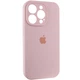 Чехол Silicone Case Full Camera Protective (AA) для Apple iPhone 14 Pro Max (6.7") Розовый / Chalk Pink Без бренда - изображение 3