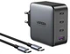 Зарядное устройство Ugreen CD226 3 х USB-C + USB-A 100 Вт GaN Черно-серое (90575_WV) - изображение 2