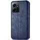 Шкіряний чохол книжка GETMAN Cubic (PU) для Xiaomi Redmi Note 12 4G Синій - зображення 2
