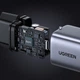 Зарядное устройство Ugreen CD319 Nexode Mini 1 x USB 30 Вт Gan Type-C PD Серое (90666) - изображение 6