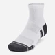 Набор мужских носков коротких Under Armour UA Performance Tech 3pk Qtr 1379510-100 XL 3 пары Белый (196884002138) - изображение 3