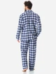 Пижама (кофта + штаны) мужская больших размеров хлопковая Key MNS 426 B23 2XL Белый/Темно-синий (5904765665595) - изображение 2