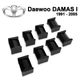 Ремкомплект ограничителя дверей Daewoo DAMAS (I) 1991 до 2005 фиксаторы вкладыши втулки - изображение 1