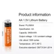 Акумулятор USB Type-C AA 3400mwh 1.5v Lithium Ion Li-Ion - батарея, що перезаряджається 2 шт Pujimax - зображення 11