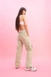 Штаны карго H&M 061083344_beige 38 Бежевый - изображение 4
