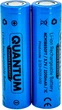 Набор аккумуляторов литий-ионных Quantum Li-ion NCM18650 2200 мА/ч 1С 2 шт (0746020702271) - изображение 2