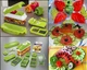 Овочерізка універсальна Nicer Dicer Plus Найсер Дайсер Плюс Салатовий (2344NDCR) CLS55 - зображення 7
