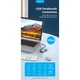 Док-станція Vention TODHB USB3.1 Type-C-HDMI/USB 3.0x3/PD 100W Hub 5-in-1 - зображення 5