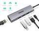 Док-станція Ugreen CM266 USB A 3.0 - USB 3.0 x 3 RJ-45 Micro USB Gray (6957303868124) - зображення 2