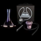 Кальян в сборе 2х2 Hookah V1.1 Черный натуральное дерево ясень высотой 65см - изображение 2