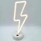 Ночной неоновый светильник ночник молния Neon lamp series настольный Flash жёлтый Без Бренда (722817) - изображение 1