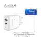 Зарядний пристрій ACCLAB AL-TC220 (1xUSB, 1xType-C) (1283126556494) - зображення 4