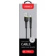 Дата кабель USB 2.0 AM to Type-C 1.2m CBFLEXT1 black Intaleo (1283126487484) - изображение 2