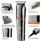 Профессиональный Триммер ROZIA PROFESSIONAL GROOMING KIT Машинка для стрижки волос с насадками для бороды, носа, ушей и тела, зарядка от USB, 5 Вт - изображение 3