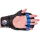 Перчатки для смешанных единоборств кожаные MMA UFC 0554 размер XL Blue-Black - изображение 3