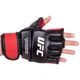 Перчатки для смешанных единоборств кожаные MMA UFC 0489 размер L Black-Red - изображение 2