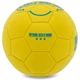 Мяч футбольный № 3 Ukraine Украина International Standart Zelart 9308 Yellow-Blue - изображение 4
