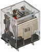Проміжне реле 10А 3к 12V DC LY3 з індикатором [RRP10-3-10-012D-LED] РЭК77/3 - зображення 1