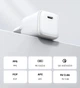 Мережевий зарядний пристрій Ugreen Nexode Mini 30 W PD GaN Tech PD 3.0 (6941876213269) - зображення 3