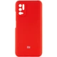 Чехол Silicone Cover Full Camera (AAA) для Xiaomi Redmi Note 10 5G / Poco M3 Pro Красный / Red (00000049833_4) - изображение 1
