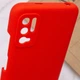 Чехол Silicone Cover Full Camera (AAA) для Xiaomi Redmi Note 10 5G / Poco M3 Pro Красный / Red (00000049833_4) - изображение 5