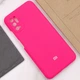 Чохол Silicone Cover Full Camera (AAA) для Xiaomi Redmi Note 10 5G / Poco M3 Pro Рожевий / Shiny pink - зображення 4