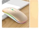 Беспроводная мышь Bluetooth A-4Tech 2.4 ГГц Со светодиодной RGB-подсветкой аккумуляторная, бесшумная Gold - изображение 3