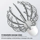 Массажер для головы электрический Benbo Vibro Head Massager 3 режима, аккумуляторный вибромассажер на голову с 12 когтями - изображение 3