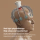 Массажер для головы электрический Benbo Vibro Head Massager 3 режима, аккумуляторный вибромассажер на голову с 12 когтями - изображение 9
