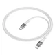 Кабель Type-C на Type-C 60 Вт HOCO Transparent Discovery Edition charging data cable (1.2M, 60W, 3A). White - зображення 2