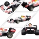 Коллекционная модель Bburago F1 Honda RB No.33 из металла (масштаб 1:43) white - изображение 3