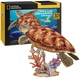Puzzle 3D CubicFun Zwierzęta zagrożone Żółw morski (6944588210809) - obraz 2