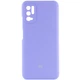 Чохол Silicone Cover Full Camera (AAA) на Xiaomi Redmi Note 10 5G / Poco M3 Pro Бузковий / Elegant Purple - зображення 1
