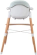 Стілець для годування дитини FreeON Tin White-Mint (38237) + Набір посуду FreeOn М'ятний Силіконова миска Lion та Столові прибори Elephant металеві з силіконовою ручкою в подарунок! - зображення 8